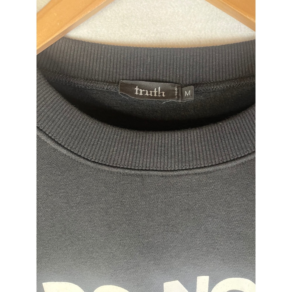 Truth unisex sweatshirt Sz M long sleeve NWOT streetwear Y2K urban skater grunge - Picture 2 of 5